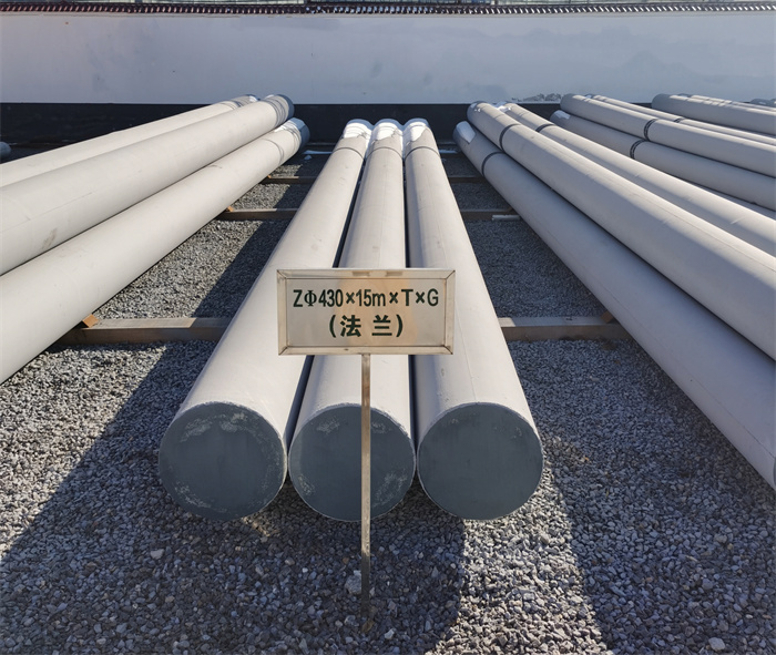 睢县430×15米×T×G砼电力电杆